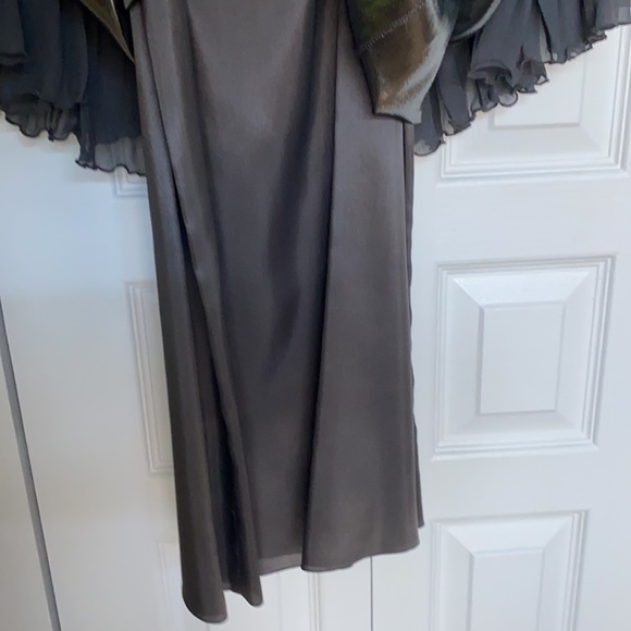 EUC Rickie Freeman for Teri Jon Pewter dress - Picture 15 of 16